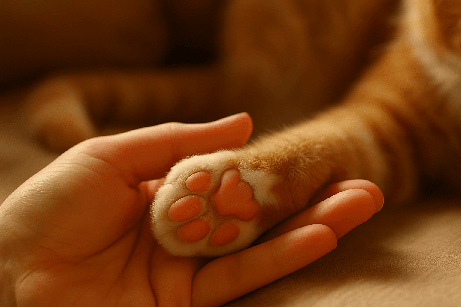고양이 발바닥 젤리