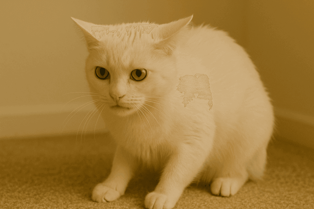 고양이 스트레스 예시 이미지
